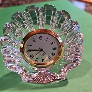 Lenox Crystal Shell Clock